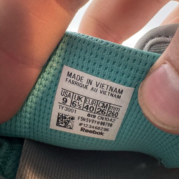 Reebok Crossfit Nano 8.0 Womens Size 9 Gray Blue Running Shoes‎ Sneakers - Picture 8 of 8